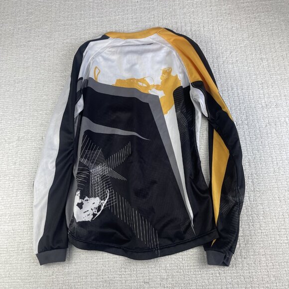 Ski-Doo BRP Jersey padded elbow Women Sz M Yellow/Black Racing Team X Snowmobile - Picture 12 of 16